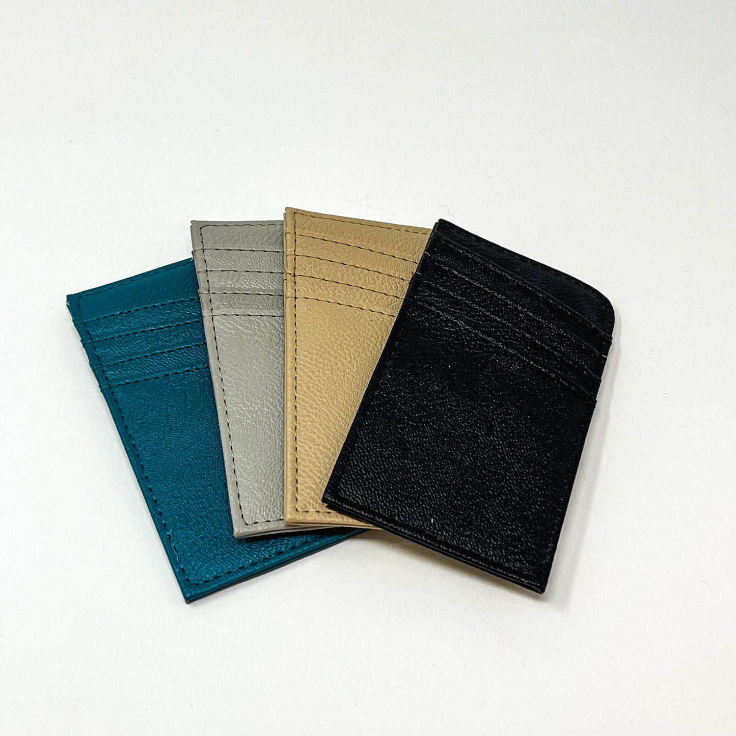 Wallet ScanSafe Card Case Guard Against Identity Theft Soft Case 5 Slots Assorted Colors (SCTUR SCTAN SCGRY SCBLK)