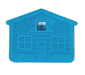 Misc House Shape Plastic Key Cap Cover Assorted Colors (HKCAP)
