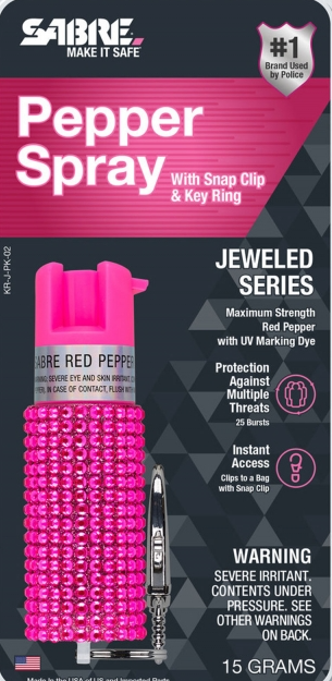 Jeweled Pepper Sprays (JPTEAL JPPNK JPLAV)