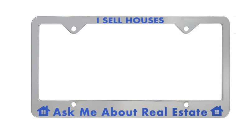 License Plate Frame- I Sell Houses (LPISEL)