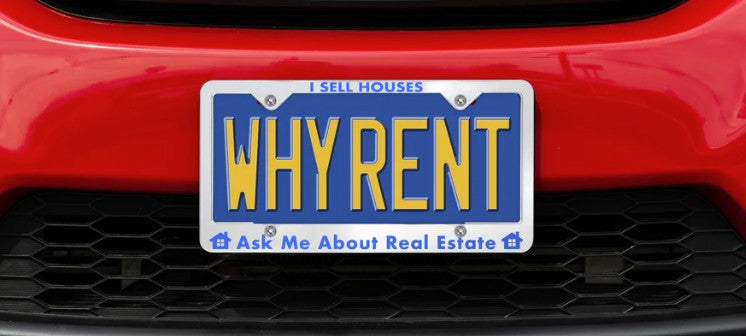 License Plate Frame- I Sell Houses (LPISEL)