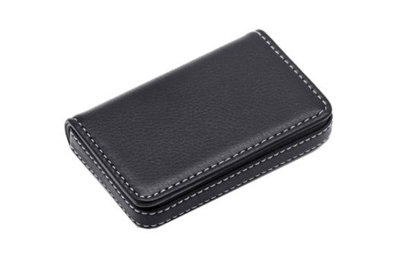 Business Card Holder- Leather Assorted Colors ( MCHBK MCHT MCHBR MCHHP MCHPK)