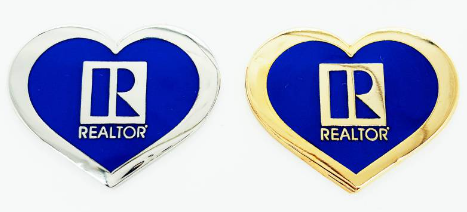 Heart Shaped Realtor Pin (RHART RHPIN)