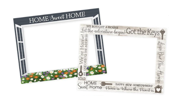 Frame-Prop Testimonial Social Media Photo Frames (FRAME1 FRAME2)