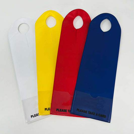 Plastic Door Guard Assorted Colors (PDGR PDGB PDGY PDGW)
