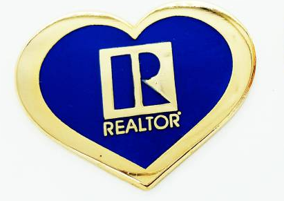 Heart Shaped Realtor Pin (RHART RHPIN)
