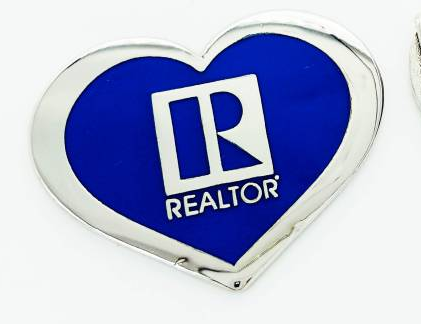 Heart Shaped Realtor Pin (RHART RHPIN)