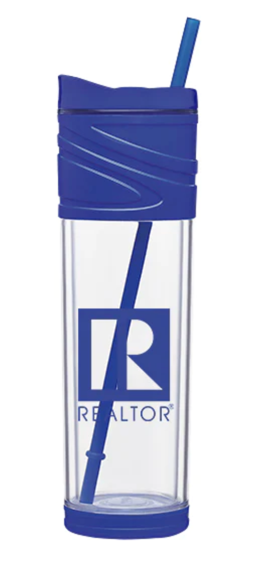 Acrylic Water Tumbler Assorted Colors (WTPUR WTGR WTRED WTBLU WTPNK WTAPP WTORG WTWHT WTBLK)