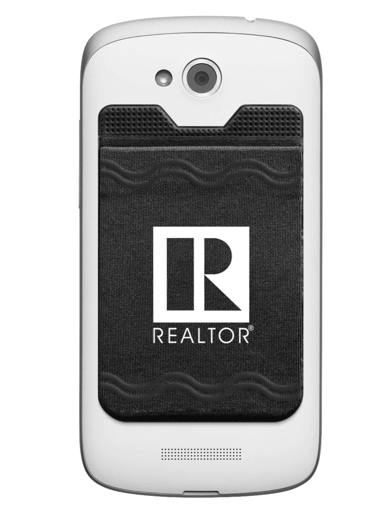 Cell Phone Wallet Credit Card Wallet Pouch for your Phone with RFID Blocker Stores business cards credit cards cash (CWBLK)