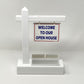 Business Card Holder Deluxe Caddy with Sign Plates and Business Card Holder (DCADY)