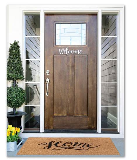 Note Cards Welcome Home with RED FRONT DOOR 25 Note Cards and 25 Envelopes (NOTCDE)