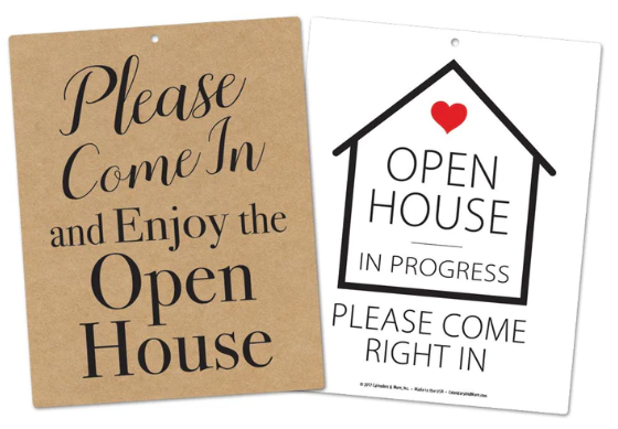 Door Sign can be hung on the door Double sided plastic 8 1/2 " x 11" Assorted (FMHS OHIPS)