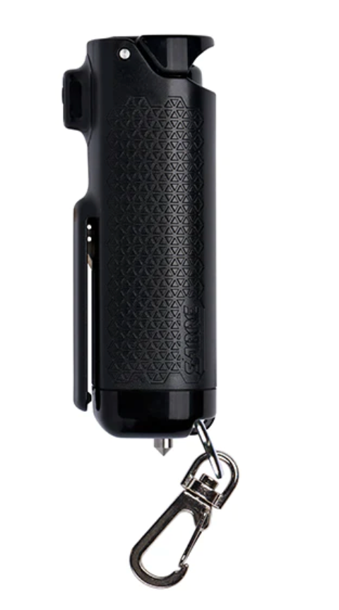 Pepper Spray Clip-On Assorted Colors (PSBLK PSPNK PTEAL PSLAV)