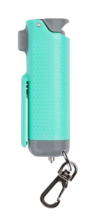 Pepper Spray Clip-On Assorted Colors (PSBLK PSPNK PTEAL PSLAV)