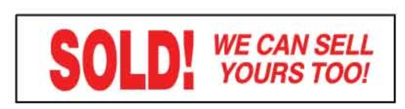 Rider Sold! - We Can Sell Yours Too 18" Medium Size (RSWCS)