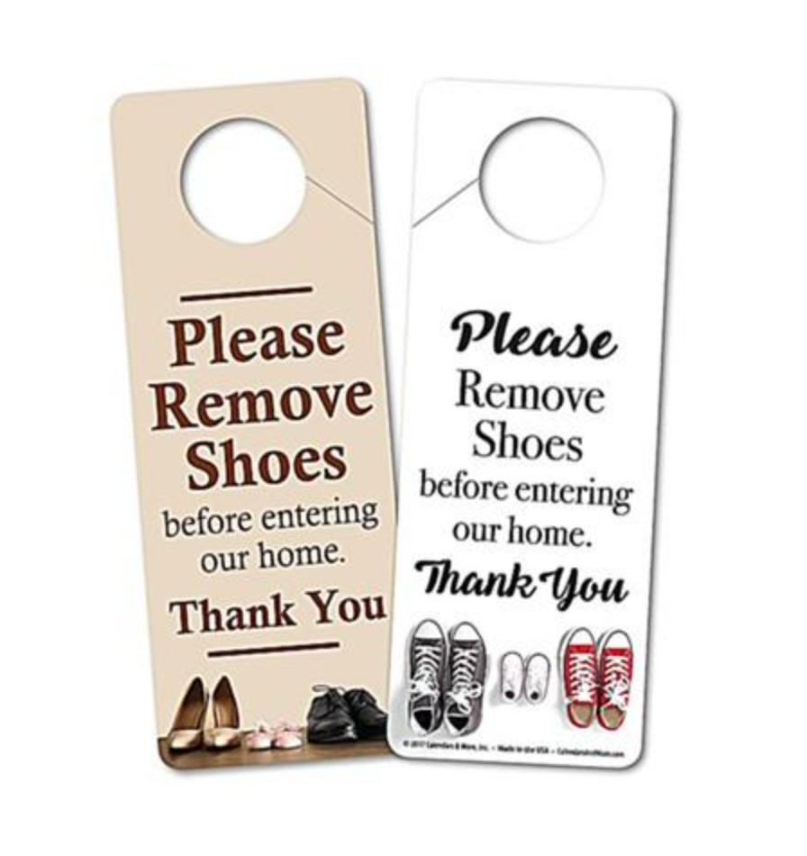 Door Hanger Double sided plastic small 3" x 8"Assorted (SPRS SPLEU SPETS)