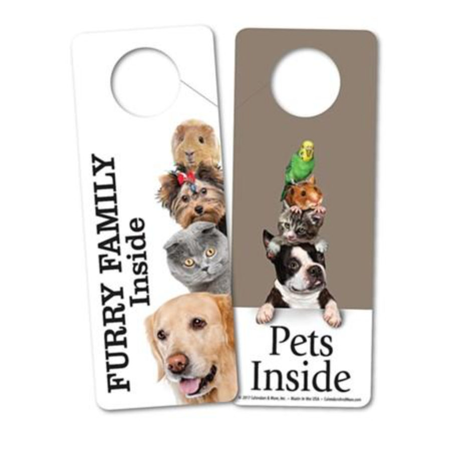 Door Hanger Double sided plastic small 3" x 8"Assorted (SPRS SPLEU SPETS)