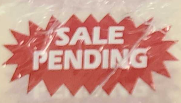 Sticker Starburst Sale Pending Red 250 per Roll