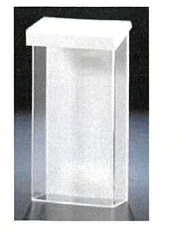 Outdoor Tri Fold Flyer Brochure Box Clear Acrylic Accommodates 4"x9" Tri Fold Brochures double sided stickey tape can be applied and add to any flat surface (TRIFB)