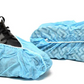 Blue Non-Slip Shoe Cover 5 Pack  skid resistant bottoms Protect floors  Great for Open Houses (SHOEC)