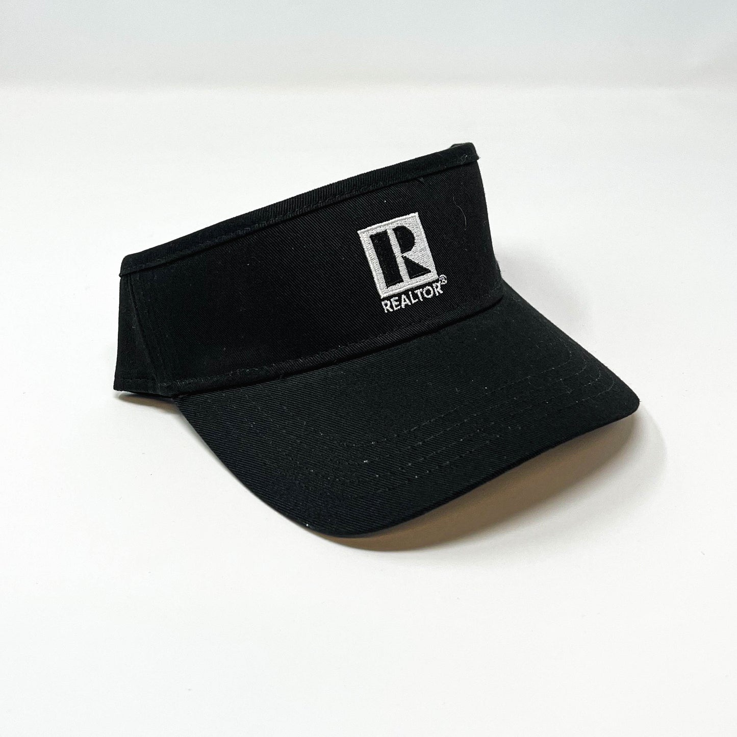 Visor- Realtor Logo Branded with "Realtor" underneath Logo Velcro Closure (RVBLK RVNBL RVTAN)
