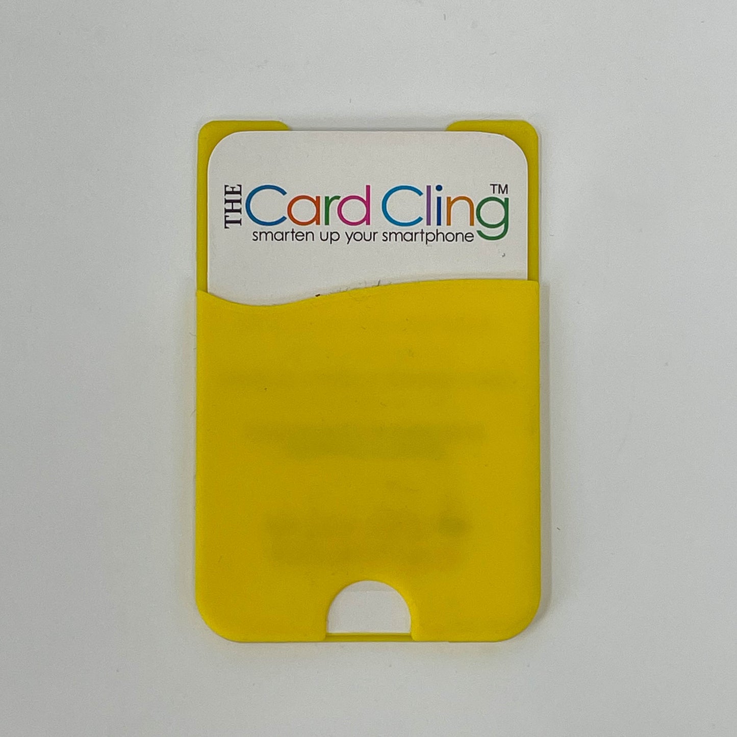 Card Cling Smartphone Pocket Wallet Card Holder Assorted Colors (CCPNK CCGRN CCWHT CCYEL CCBLU)