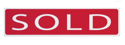 Corrugated Sign Riders- White Letters on Red (CRDSD CRDSP CRDFS CRDCS)