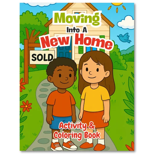 Moving Into a New Home Activity & Coloring Book (KIDS)