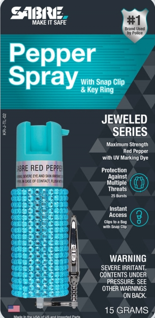Jeweled Pepper Sprays (JPTEAL JPPNK)