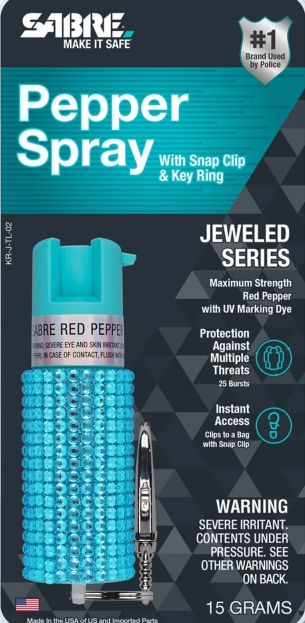 Jeweled Pepper Sprays (JPTEAL JPPNK JPLAV)