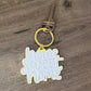 Enamel Metal Key Ring- Home Sweet Home (KHSHG)