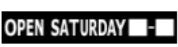 Stickers- Large Advertising Stickers BLACK & WHITE (SBSOLD SBSP SBSAT SBSUN)