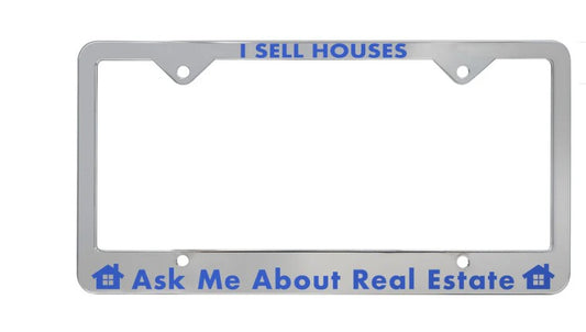 License Plate Frame- I Sell Houses (LPISEL)