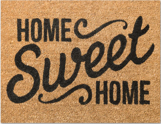 note-cards-Home Sweet Home-25-note-cards-and-25-envelopes 4 1/4" x 5 1/2" (NOTE)