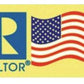 PIN- Small Realtor Logo / American Flag Pin - GOLD or Silver (BGPIN BSPIN)