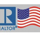PIN- Small Realtor Logo / American Flag Pin - GOLD or Silver (BGPIN BSPIN)