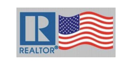 PIN- Small Realtor Logo / American Flag Pin - GOLD or Silver (BGPIN BSPIN)