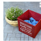 Shoe Cover Bin- Premium Linen Look- Foldable (SBINB SBINR SBINN)