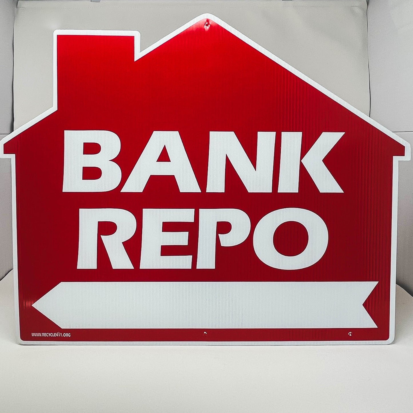House Shape Sign - Bank Repo (SHSBR-C)