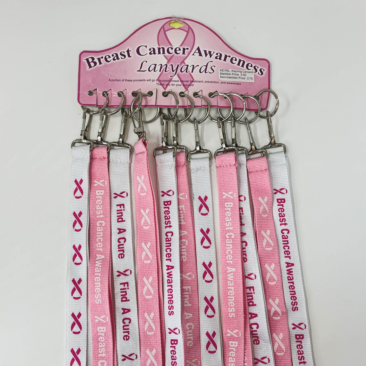 Key Ring Lanyard Cancer Awareness (KEYRL)