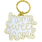 Enamel Metal Key Ring- Home Sweet Home (KHSHG)