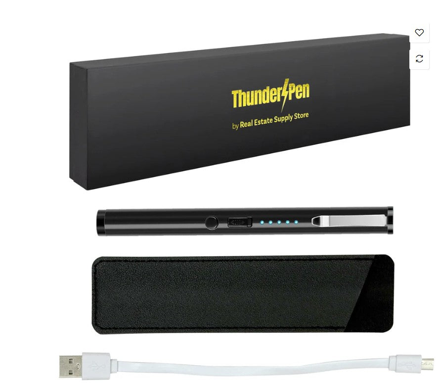 Thunder Pen – Tactical Stun Pen for Discreet, Powerful Self-Defense (TPENBK TPENB TPENS)