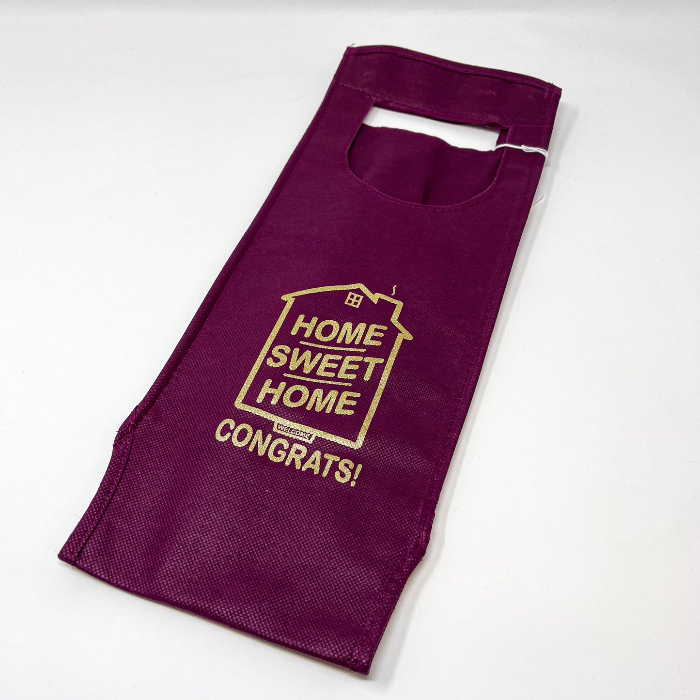 Wine Bag Home Sweet Home - Congrats Assorted Colors (WINEB WINEM WINEN WINER)