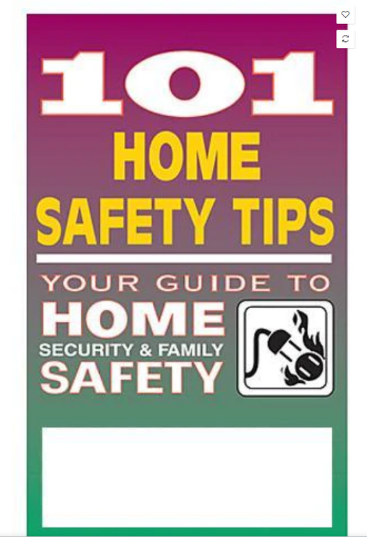 Safety Tips-Booklet- 101 Home Safety Tips - Your Guide To Home Security & Family Safety (P101H)