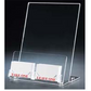 Indoor Flyer Stand Brochure Literature Holder Display Letter Size Materials with 2 Business card holder attachment Overall Dimensions: 9"w x 11 1/2h x 3 1/2d (INDBF INDGF INDRF)