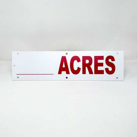 Rider _____ Acres 18" Medium Size