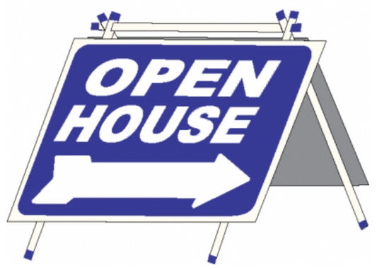 Open Sign A Frame A Frame Open House PVC – cvarstore