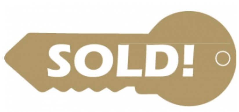 Sign Prop Sold- Key Shape Gold 30