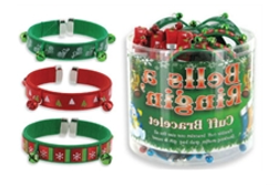 Holiday Christmas Bells Cuff Bracelet (HBELB)
