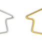 House Shaped Silver and Gold Paper Clips 50 count (HSNGC)